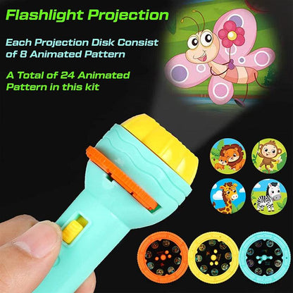 StoryBeam Kids Slide Projector Torch – Educational Flashlight Toy